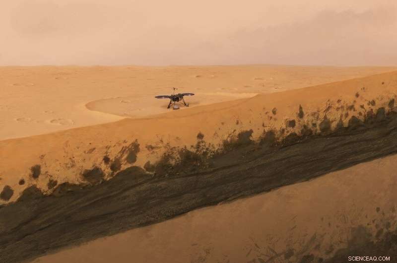 Mars Wind-Induced Vibrations Reveal Planetary Subsurface Secrets