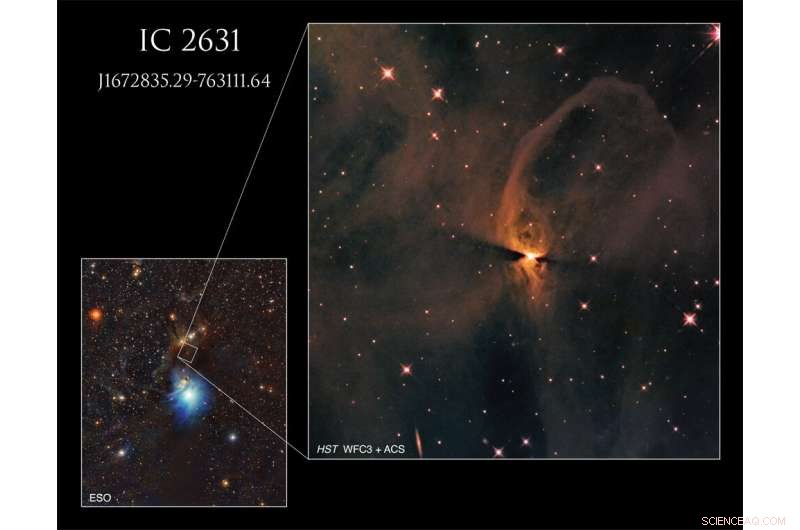 Hubble Reveals New Protostar Forming in IC 2631