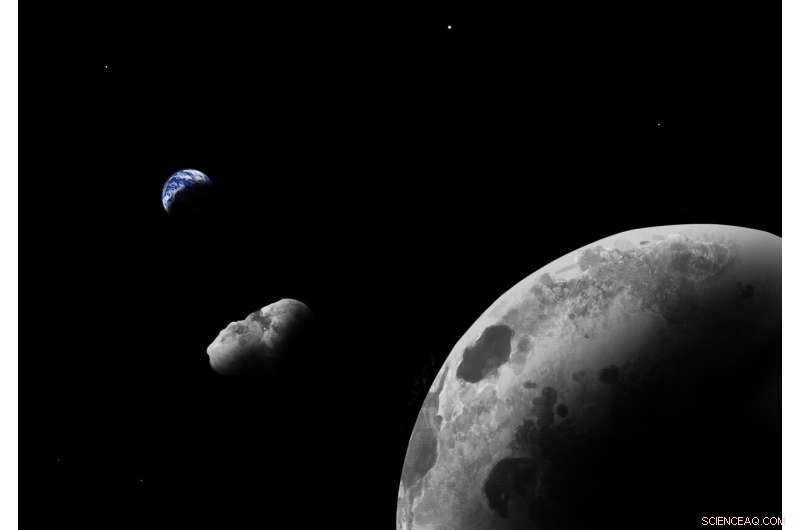 New Study Suggests Near-Earth Asteroid Kamo oalewa Could Be a Lost Moon Fragment
