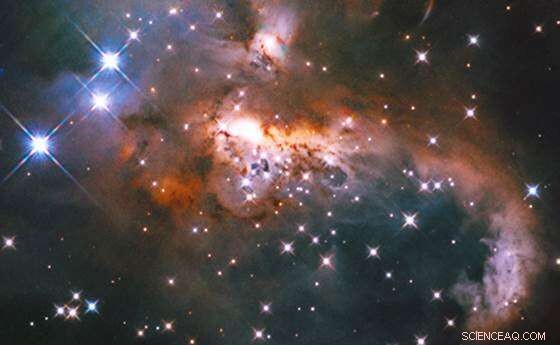 Hubble Reveals Snowman Nebula: A Stunning Gas-and-Dust Structure
