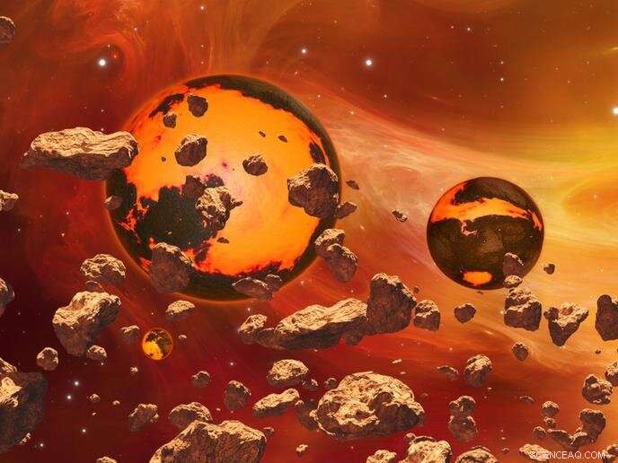 Planetary Evolution Unveils a Volatile Chemical History