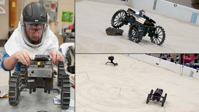 NASA s CADRE Mini-Rovers Successfully Navigate Simulated Lunar Terrain