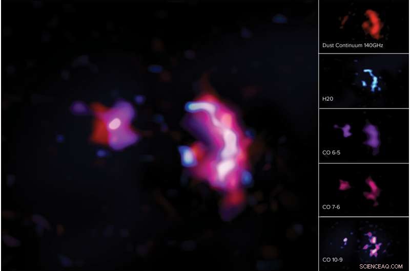 ALMA Uncovers Water Molecules in Distant Galaxy, Revealing Early Universe Chemistry