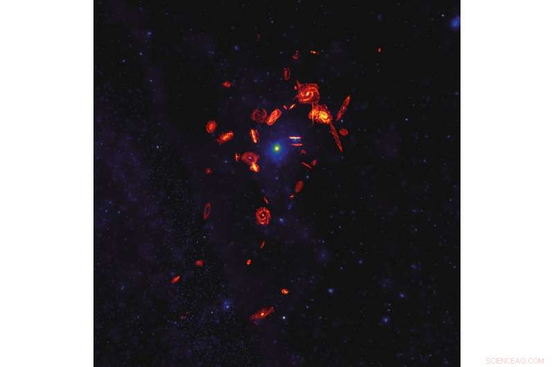 ALMA Study Reveals How Virgo Cluster Strips Galaxies of Star-Forming Gas
