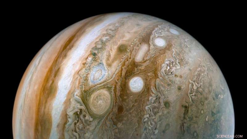 Juno Unveils Jupiter’s Deep Atmospheric Layers, Revealing Intricate Belts and Zones