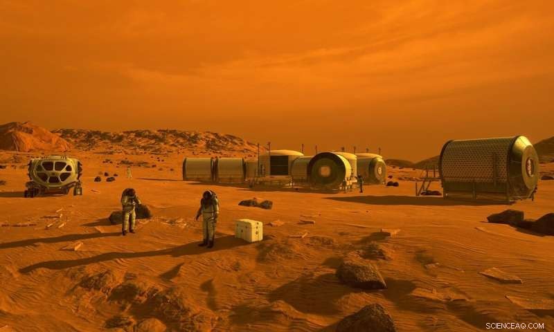 Creating Sustainable Rocket Fuel on Mars with Photobioreactors