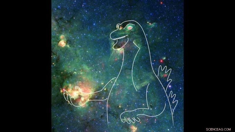 NASA Spitzer Reveals a Massive Star-Forming Cloud