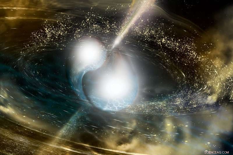 Study Reveals Neutron Star Mergers as Prime Producers of Heavy Elements like Gold and Platinum