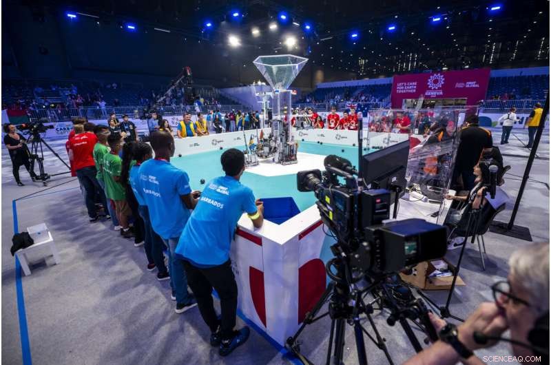 Ukrainian Teens Overcome Shipping Hurdles at Geneva Robotics Challenge