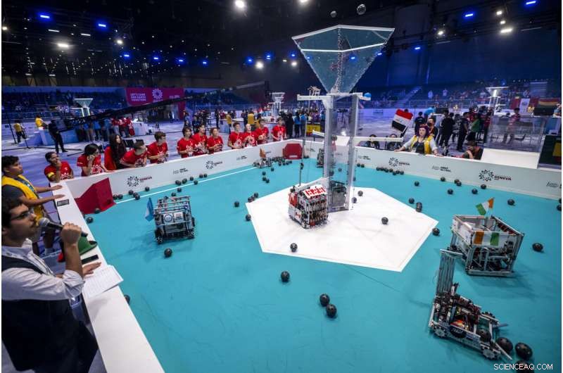 Ukrainian Teens Overcome Shipping Hurdles at Geneva Robotics Challenge
