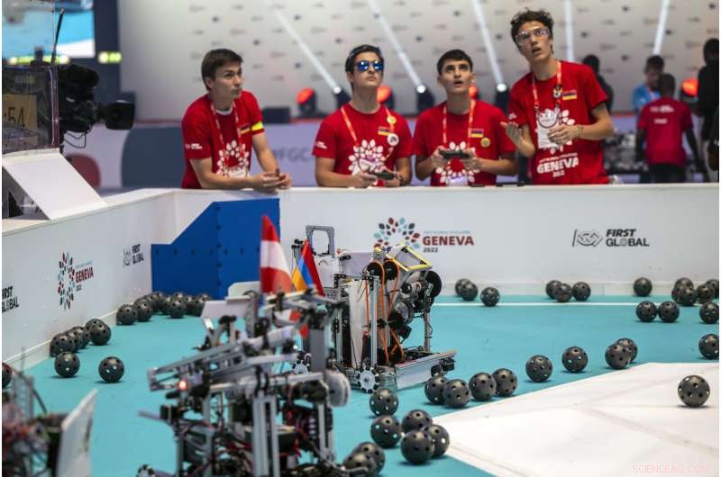 Ukrainian Teens Overcome Shipping Hurdles at Geneva Robotics Challenge