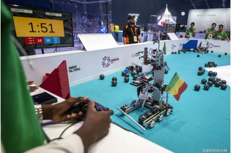 Ukrainian Teens Overcome Shipping Hurdles at Geneva Robotics Challenge