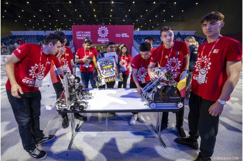 Ukrainian Teens Overcome Shipping Hurdles at Geneva Robotics Challenge