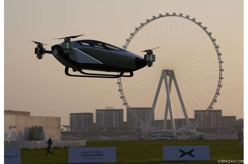 XPeng Conducts Electric Flying Taxi Test in Dubai