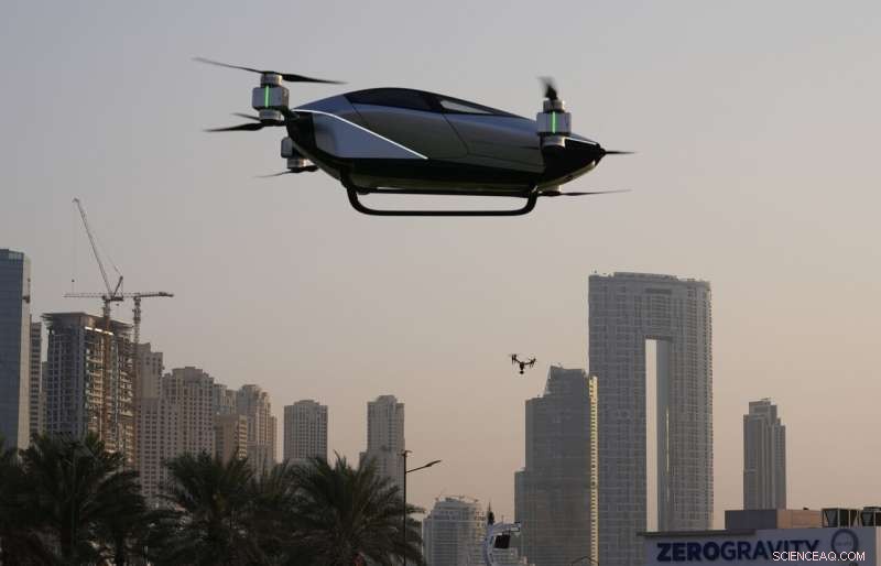 XPeng Conducts Electric Flying Taxi Test in Dubai