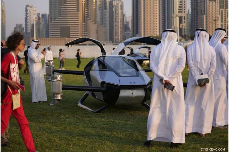 XPeng Conducts Electric Flying Taxi Test in Dubai