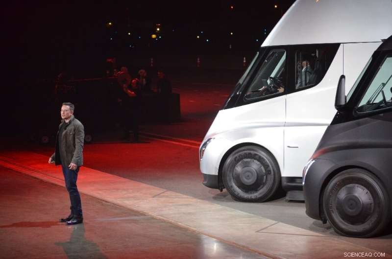 Tesla to Deliver First Electric Semi-Trucks to PepsiCo This December