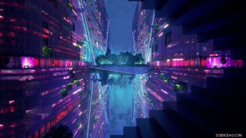 Saudi Prince Announces Mirrored Skyscraper Eco-City Project Across Desert Landscape