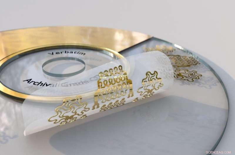 Binghamton Researchers Transform Gold CD Layers into Affordable, Flexible Biosensors