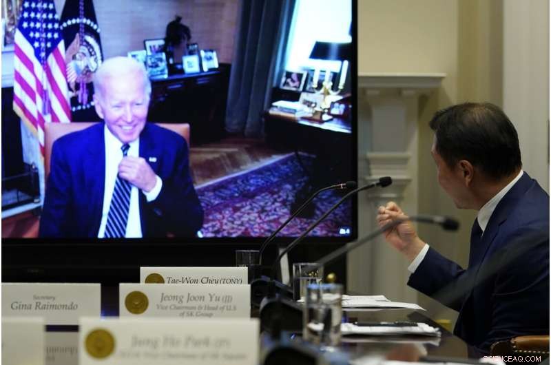 Biden Sees $22B Korean Investment Create New U.S. Jobs