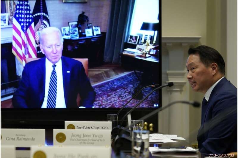 Biden Sees $22B Korean Investment Create New U.S. Jobs