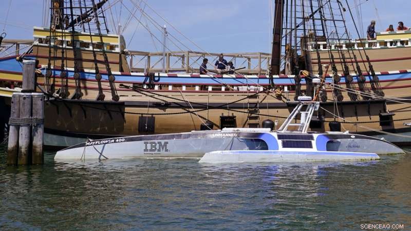 Unmanned Autonomous Mayflower Vessel Arrives at Plymouth Rock, Honoring Historic Voyage