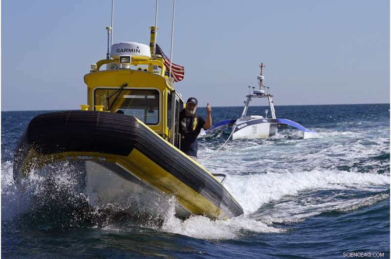 Unmanned Autonomous Mayflower Vessel Arrives at Plymouth Rock, Honoring Historic Voyage