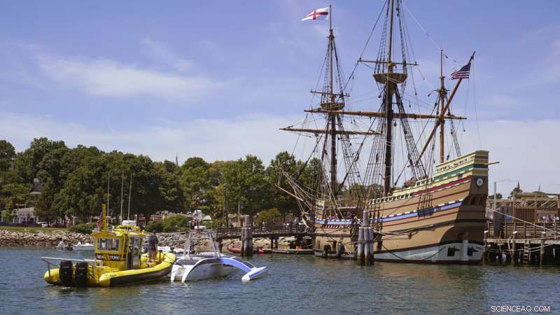 Unmanned Autonomous Mayflower Vessel Arrives at Plymouth Rock, Honoring Historic Voyage