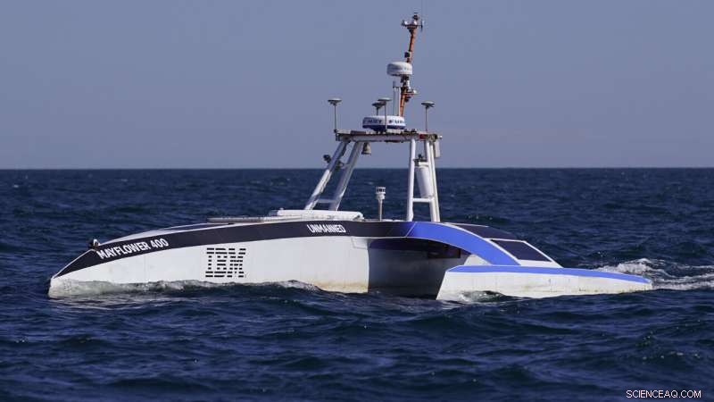 Unmanned Autonomous Mayflower Vessel Arrives at Plymouth Rock, Honoring Historic Voyage