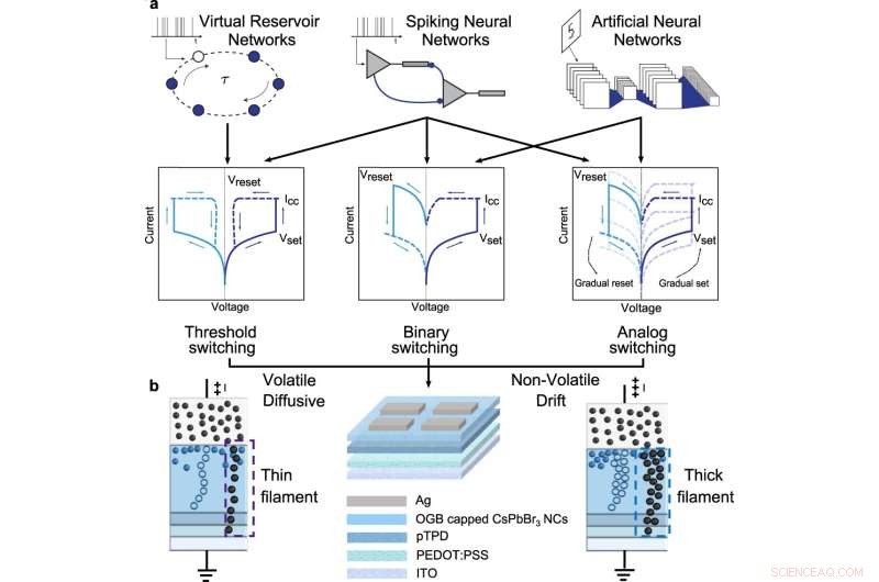 Dual-Mode Perovskite Nanocrystal Memristors: Advancing Brain-Inspired Computing with Reconfigurable Memory