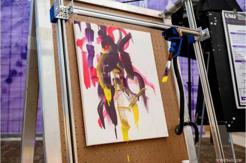 LSU Engineering Seniors Develop Assistive Ball Launcher and Painting Device for Teens with Cerebral Palsy