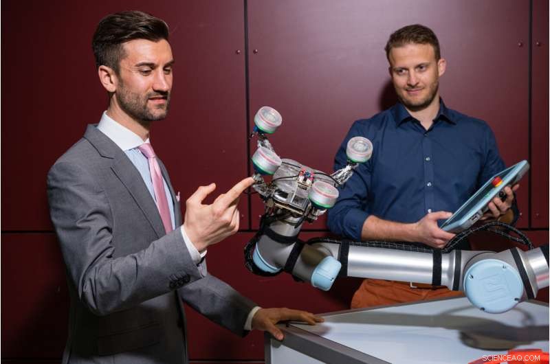 Adaptive Robot Grippers Powered by Artificial Muscles for Complex Object Manipulation