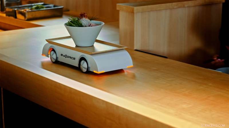 Nissan s e-4ORCE Ramen Counter: A Spill-Proof Delivery System