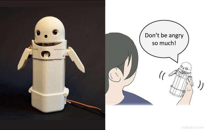 University of Tsukuba s Handheld Social Robot Enhances Emotional Management in Text Interactions