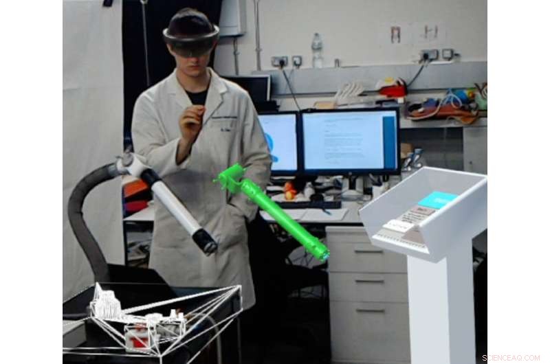 Flexible Robotic Arm Shaped Using Augmented Reality