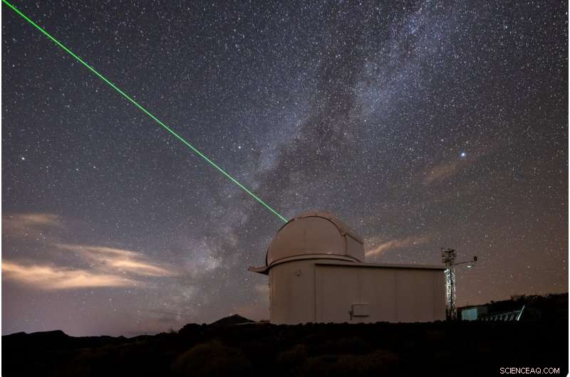 ESA s Tenerife Laser Station Successfully Tested for Space Debris Reduction