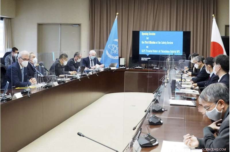 IAEA Taskforce Reviews Fukushima s Treated Radioactive Water Release Plan