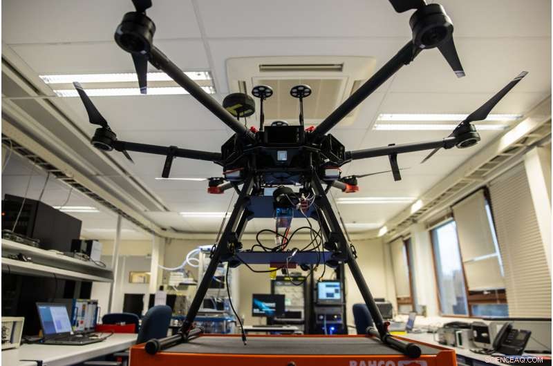 ESA s Navigation Laboratory Deploys Drone for Satellite Navigation Data Collection