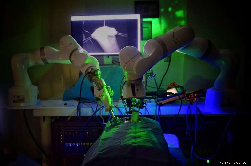 Johns Hopkins STAR Robot Achieves First Autonomous Laparoscopic Surgery on Pig Tissue
