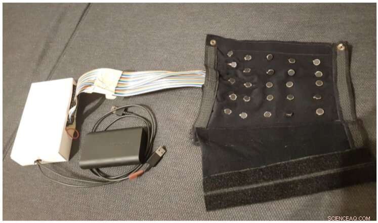 Research-Backed Haptic Feedback System Enables Blind Navigation Through Arm Tactile Sensations