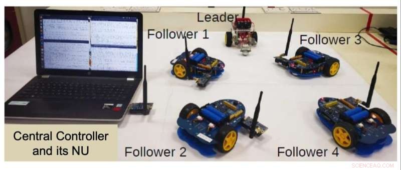 Split-Architecture Concurrent Transmission Strategy Enhances Multi-Robot Cooperation