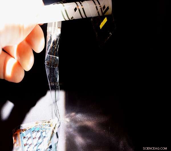 RIKEN Researchers Enhance Flexible Electronics Fabrication with Gold and Water-Vapor Plasma