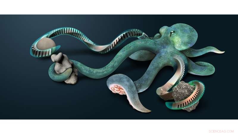 Biomimetic Air-Powered Tentacle Robots for Safe Soft Object Handling