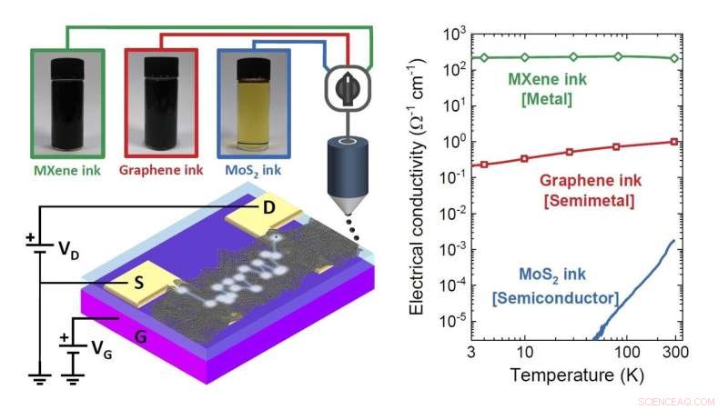 Advanced Platform for Precision Design of Printed Electronics with 2D Materials
