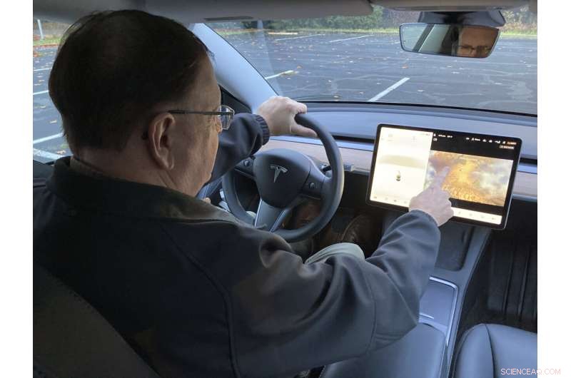 Tesla Investigated After Driver Shows Video Gaming While Driving