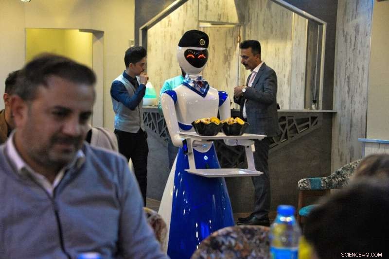 Robot Waiters Bring High-Tech Hospitality to Mosul s White Fox Restaurant