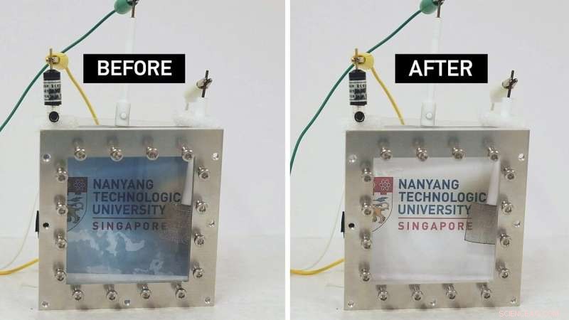NTU s Smart Window Material Blocks Heat Rays While Maintaining High Visibility