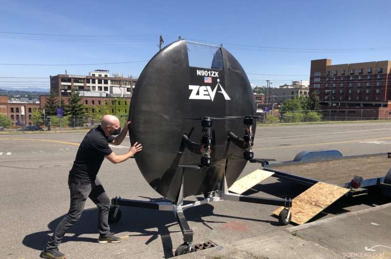 WSU Researchers Test Zero-Emission Personal eVTOL Aircraft Prototype