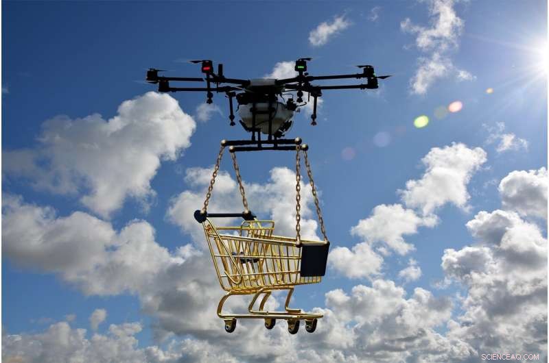 Commercial Drones Could Halve CO2 Emissions in Freight Deliveries, Report Finds
