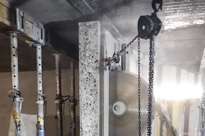 Innovative Concrete Recycling: Building a Footbridge with Reused Blocks